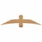 Ekena Millwork Bellingham Timber Gable Bracket, Western Red Cedar, 60"W x 15"H x 5 1/2"D x 5 1/2"F, 6/12 Pitch GBW060X15X0606BEL00SWR - alternate 1
